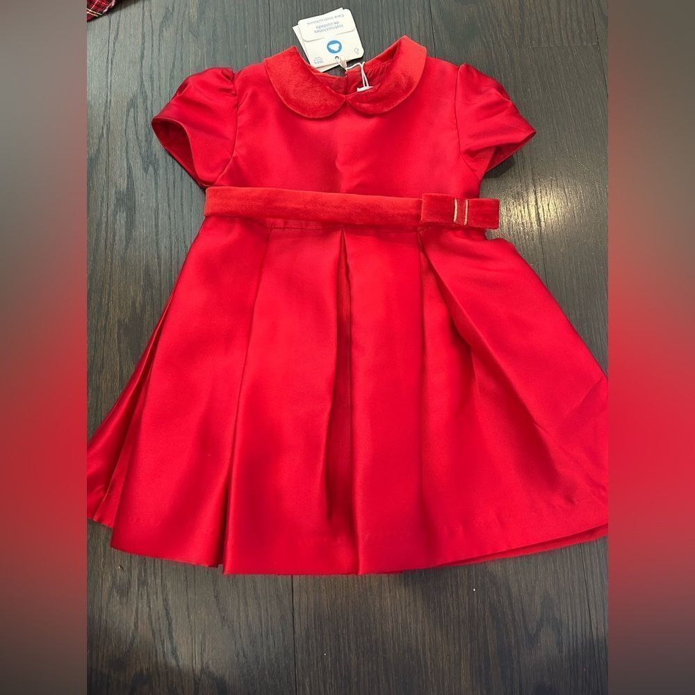 Mayoral Red Dress with Belt